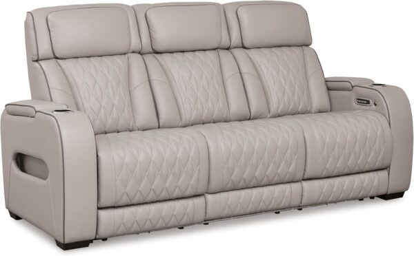 Ashley Boyington Contemporary Leather Match Power Reclining Sofa