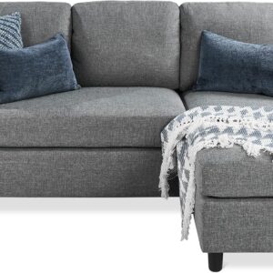 Best Choice Products Upholstered Sectional Sofa for Home