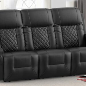 FURNIMAT 3 Seats Dual Reclining Sofa