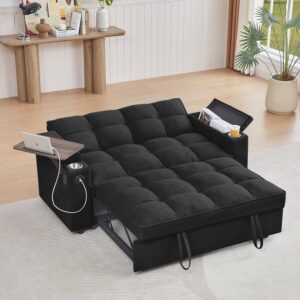 Hansones 65 3-in-1 Folding Convertible Sofa Bed