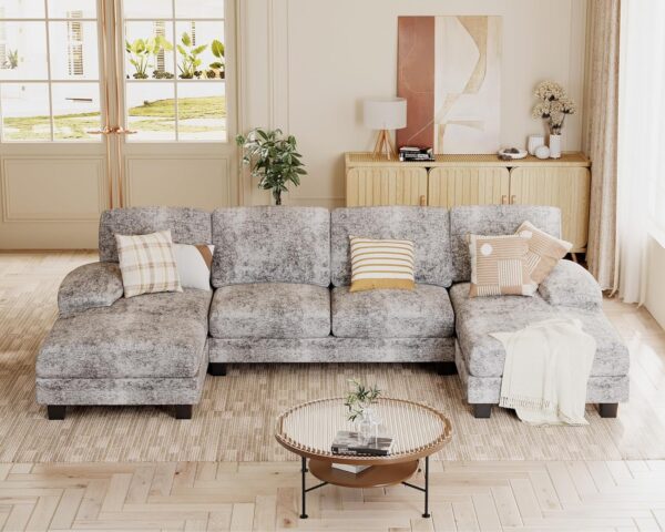 JUMMICO Sectional Sofa for Living Room