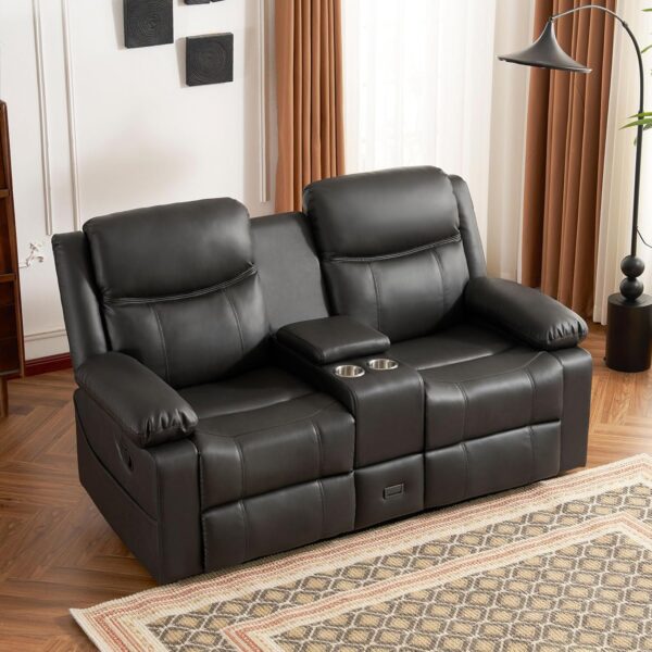 P.H.Furn Reclining Loveseat Sofa
