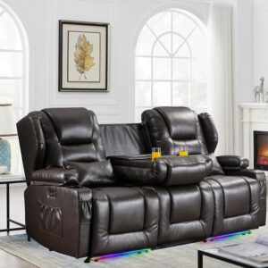 SAMERY Power Loveseat Recliner Sofa