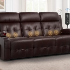 VAFEAFO Recliner Sofa for Heavy Weight Capacity