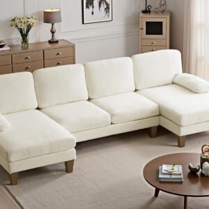 VINGLI 110" Sectional Couches for Living Room