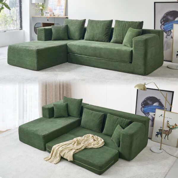 YINIX Modern L-Shaped Modular Sectional Sofa