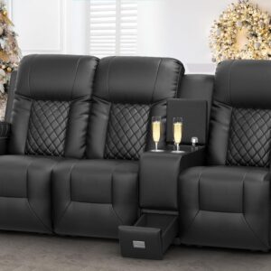 YONISEE 3 Seat Recliner Sofa