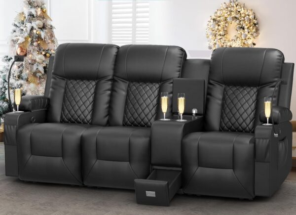 YONISEE 3 Seat Recliner Sofa
